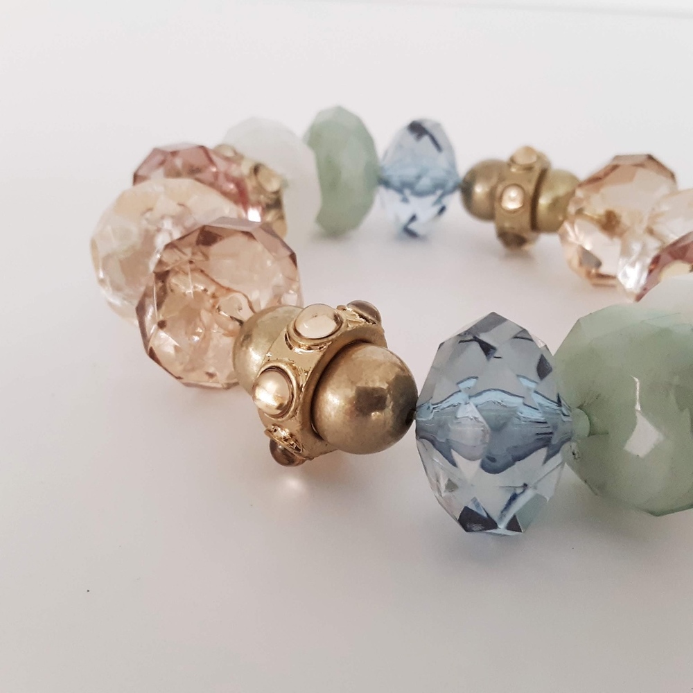πNew Anthropologie Bracelet Stone Mixed Media π - Picture 8 of 8